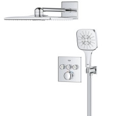 Душова система прихованого монтажу на 3 виходи з термостатом Grohe Grohtherm SmartControl 34864000