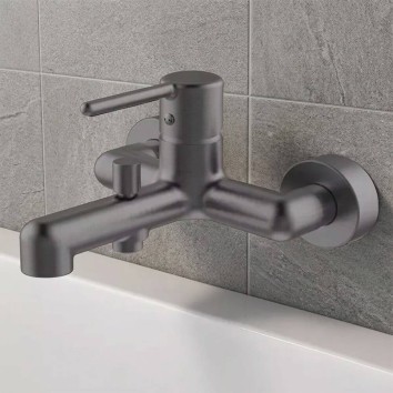 Змішувач для ванни Devit Do It 5050030В, колір brushed gun metal