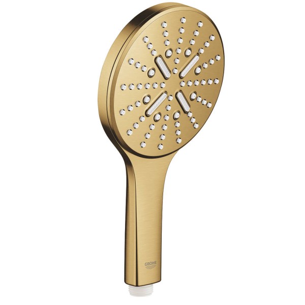 Ручний душ Grohe Rainshower SmartActive 130 26574GN0 3 режими, брашоване золото