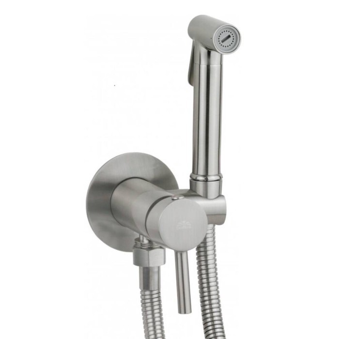 Гігієнічний душ Paffoni Tweet Round Mix ZDUP110 ST зі змішувачем, колір сталь