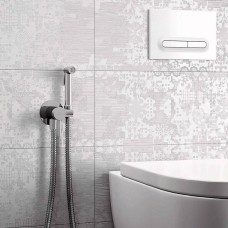 Гігієнічний душ Paffoni Tweet Round Mix ZDUP110 ST зі змішувачем, колір сталь