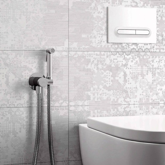 Гігієнічний душ Paffoni Tweet Round Mix ZDUP110 ST зі змішувачем, колір сталь