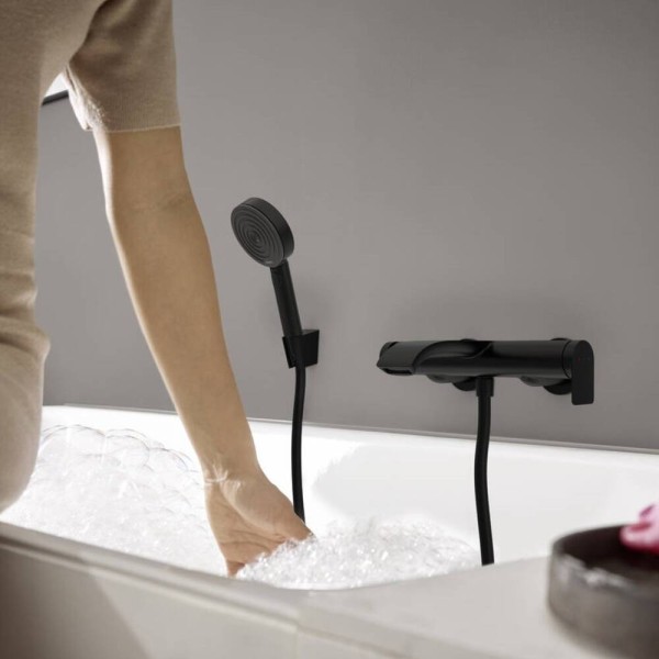 Змішувач для ванни Hansgrohe Vivenis 75420670 чорний матовий