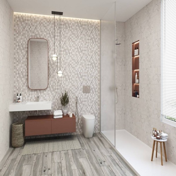Плитка Ceramica Deseo Ng Cracle Silver 30x90 см