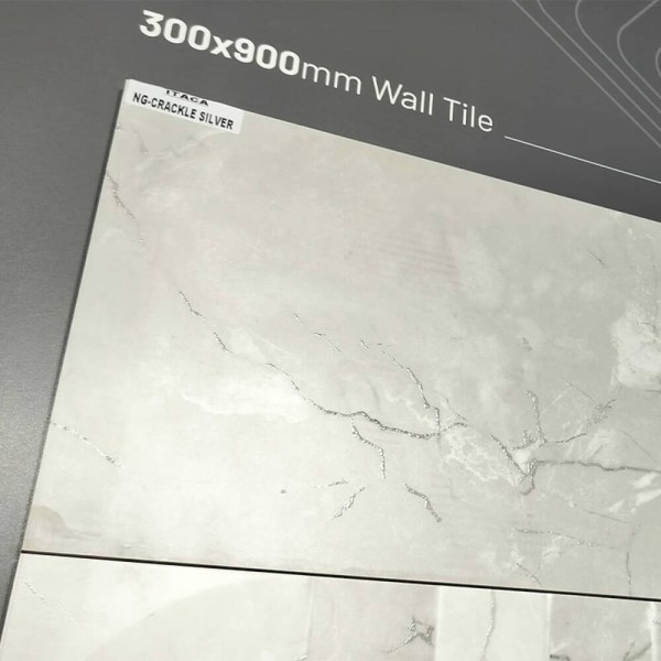 Плитка Ceramica Deseo Ng Cracle Silver 30x90 см