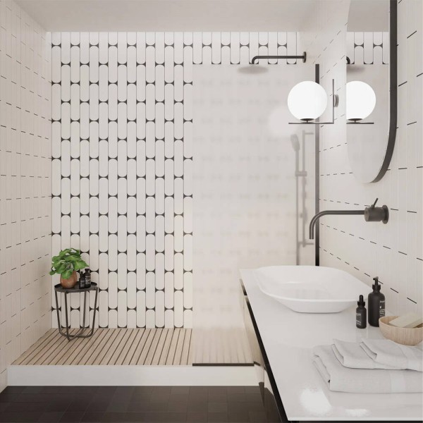 Плитка WOW 124915 Grace O White Matt 7,5х30 см