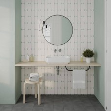 Плитка WOW 124915 Grace O White Matt 7,5х30 см