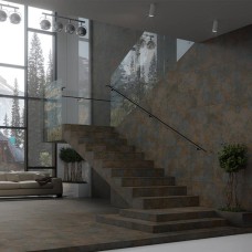Керамограніт Інтеркерама RUST коричневий 12060 55 032 60х120 см