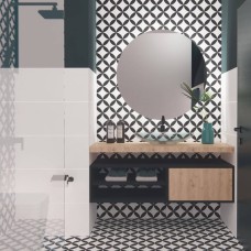 Керамограніт Almera Ceramica (Spain) Pris.Pre. Circle Black 45х45 см