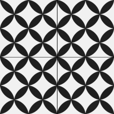Керамограніт Almera Ceramica (Spain) Pris.Pre. Circle Black 45х45 см