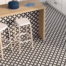 Керамограніт Almera Ceramica (Spain) Pris.Pre. Circle Black 45х45 см