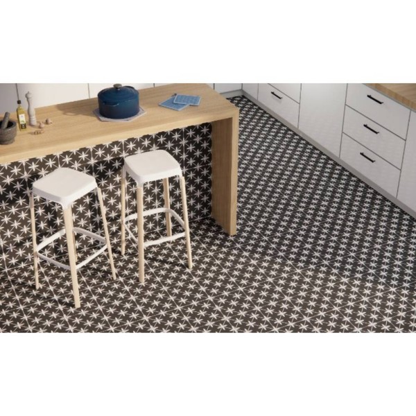 Керамограніт Almera Ceramica (Spain) Pris.Pre. Star Black 45х45 см