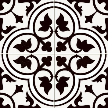 Керамограніт Almera Ceramica (Spain) Pris.Pre.Dover Black 45x45 см