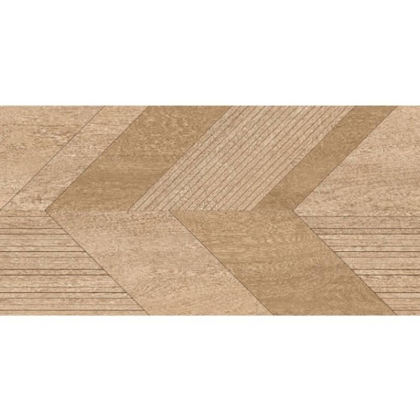 Керамограніт Almera Ceramica (Spain) Couvet Wood Art Deco 75x150 см