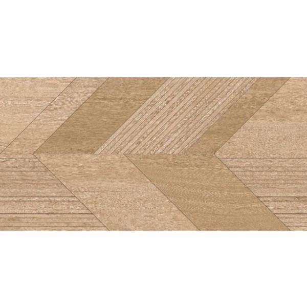 Керамограніт Almera Ceramica (Spain) Couvet Wood Art Deco 75x150 см