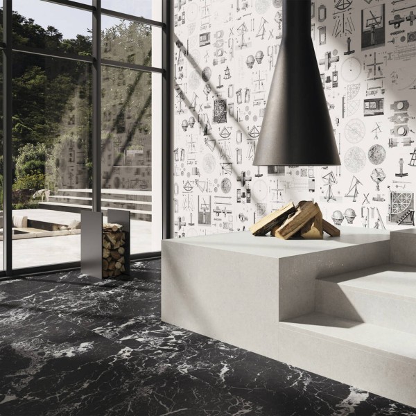 Керамограніт APE Black Hispania Matt Rect 60x120 см