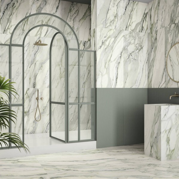 Керамограніт APE Arabescato Green Matt Rect 60x120 см