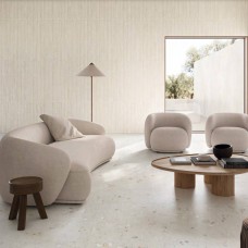 Керамограніт Italgraniti FL01BAC I Cementi White Ciottolo SQ. 60x120 см