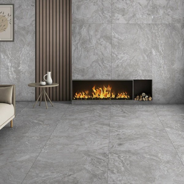 Керамограніт Almera Ceramica-2 Priscilla Grey Carving 80x160 см