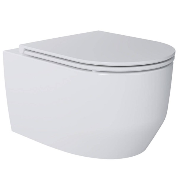 Унітаз підвісний Devit Art 3.0 3030140 безобідковий з кришкою soft-close, Vortex Flush, білий глянець