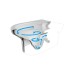 Унітаз підвісний Devit Style 320150 безобідковий Vortex Flush з кришкою soft close