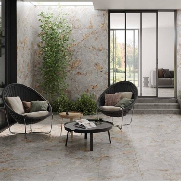 Керамограніт Cersanit Stone Galaxy Light Grey Matt Rect 59.8x119.8 см