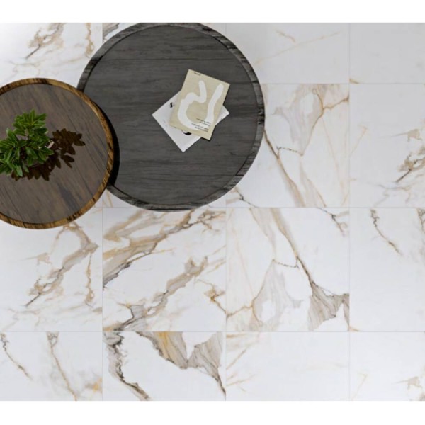 Керамограніт Cersanit Dorado White Satin Rect 59,8x59,8 см