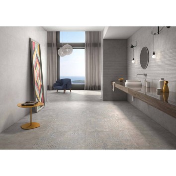 Плитка Geotiles Ut. Lander Gris Rlv 30x90 см