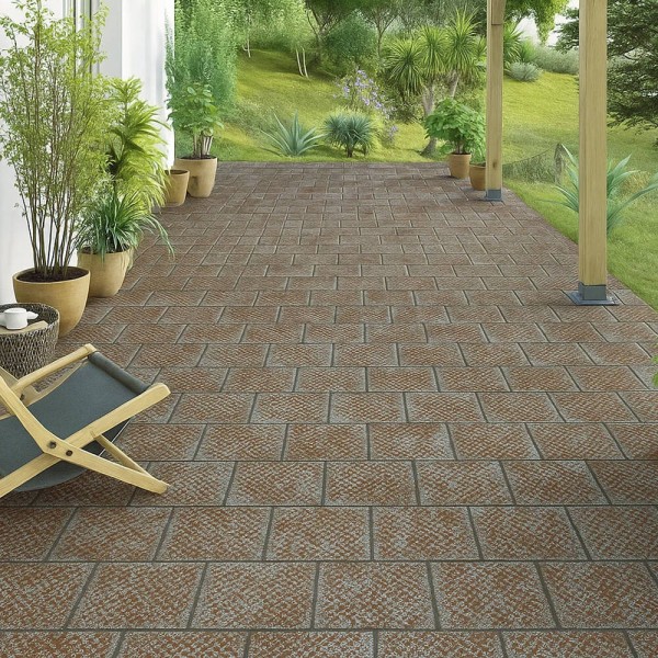 Керамограніт Pamesa Rust Victoria Turquoise Copper 20,4x20,4 см