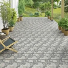 Керамограніт Pamesa Leaf Victoria Grey Silver 20,4x20,4 см
