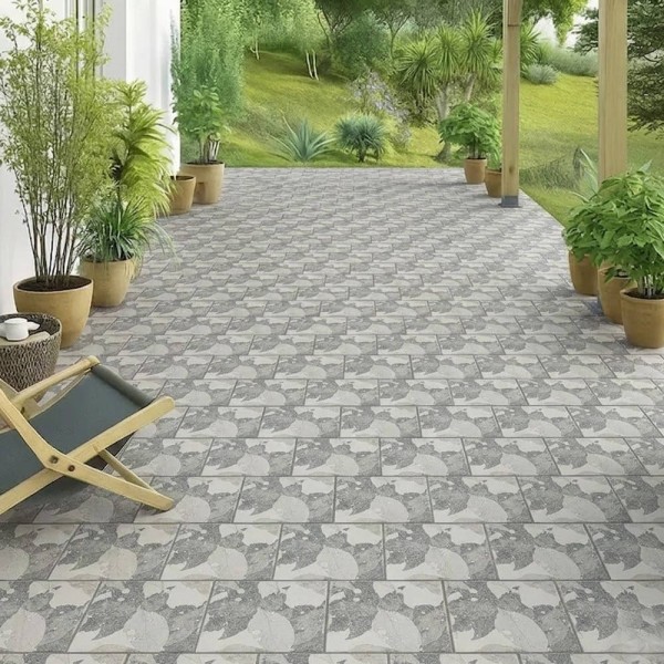 Керамограніт Pamesa Leaf Victoria Grey Silver 20,4x20,4 см