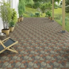 Керамограніт Pamesa Leaf Victoria Turquoise Copper 20,4x20,4 см