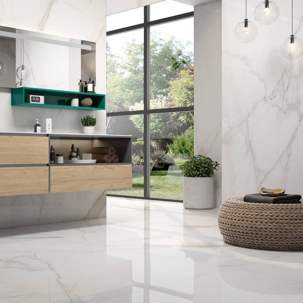 Керамограніт Argenta Tholos White Polished 120x260 см