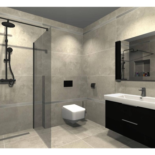 Керамограніт Opoczno Pl+ Quenos Light Grey 59,8x119,8 см