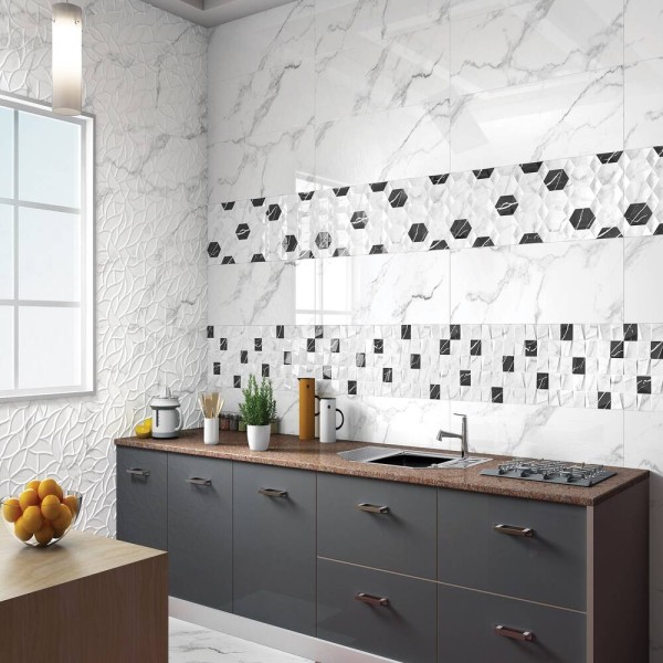 Плитка Ceramica Deseo Carrara Dome Decor 30x90см