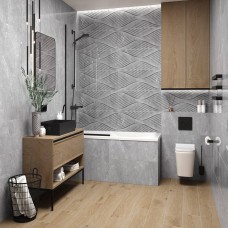 Плитка Ceramica Deseo Delight Grey 30x90 см