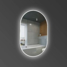 Дзеркало Devit Do It 5446595, 950х650 овальне, з тачсенсором та LED підсвідкою
