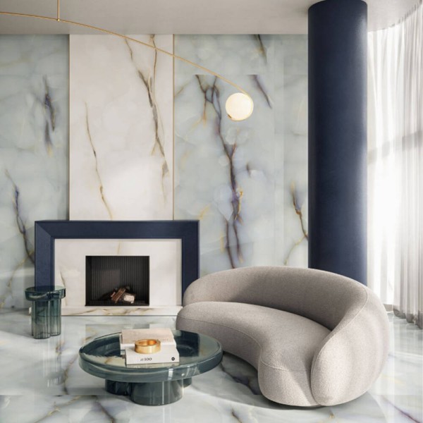 Керамограніт Emil Ceramica Pure Onyx Perla Full Lappato Rett. 120x278 см