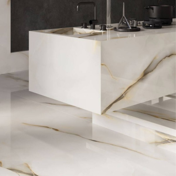 Керамограніт Emil Ceramica Pure Onyx Perla Full Lappato Rett. 120x278 см
