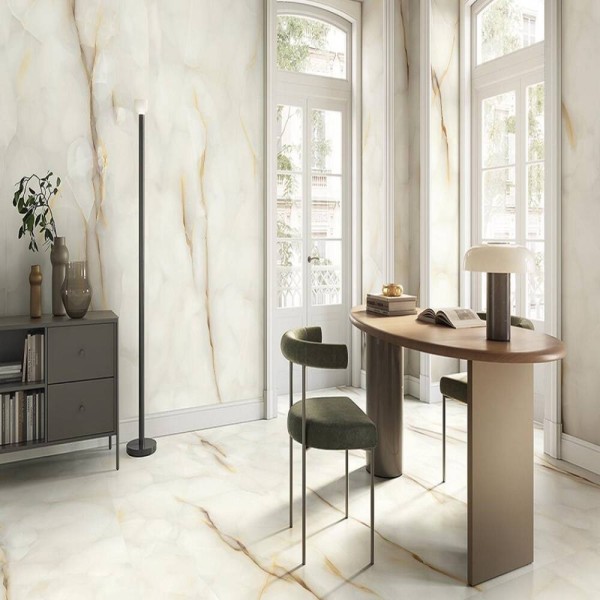 Керамограніт Emil Ceramica Pure Onyx Perla Full Lappato Rett. 120x278 см