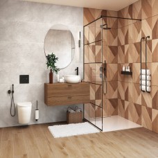 Плитка Ceramica Deseo Orfe Beige Decofon Rec. 40x120см