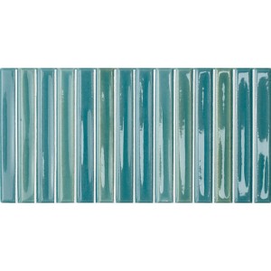 Плитка WOW Colour Notes 133160 CN Bars Azur 12,5х25 см