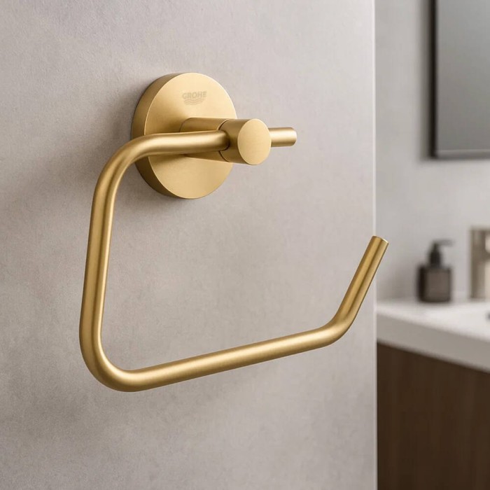 Тримач для туалетного паперу Grohe Essentials 40689GN1 брашоване золото