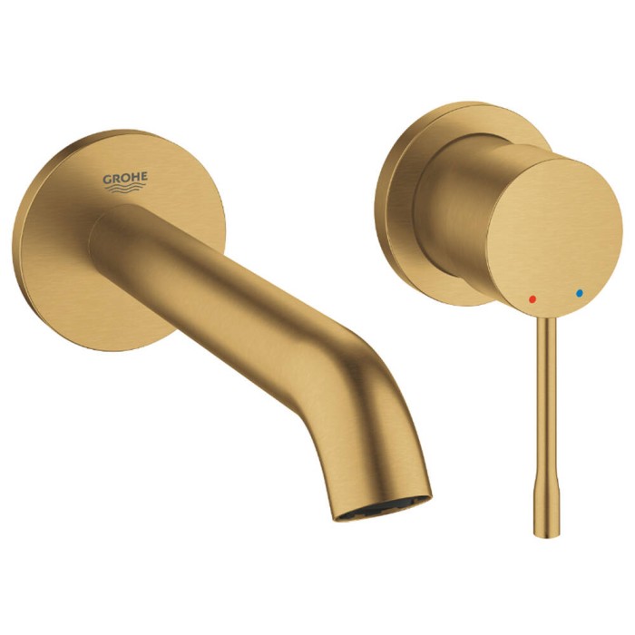 Змішувач прихованого монтажу для раковини Grohe Essence 29192GN1 брашоване золото