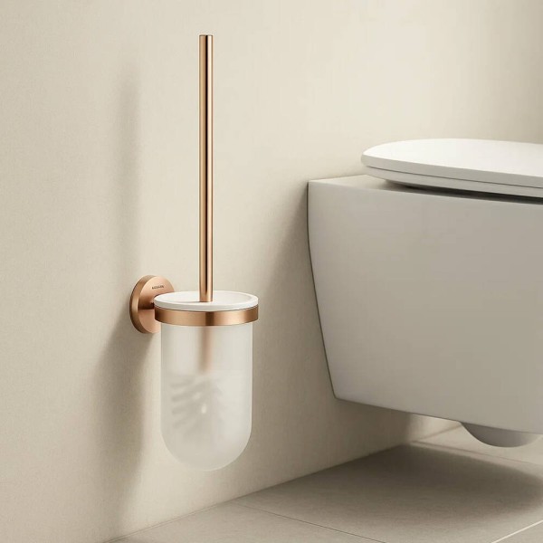 Щітка для унітаза Grohe Essentials 40374DL1 теплий захід (брашоване рожеве золото)