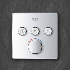 Душова система прихованого монтажу з термостатом Grohe Grohtherm SmartControl UA26415SC6 на 3 споживачі