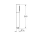 Ручний душ Grohe Rainshower 26866AL0 графіт матовий Ручний душ Grohe Rainshower 26866AL0 графіт матовий