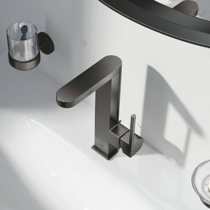 Змішувач для раковини Grohe Plus 23851AL3 L-Size, графіт