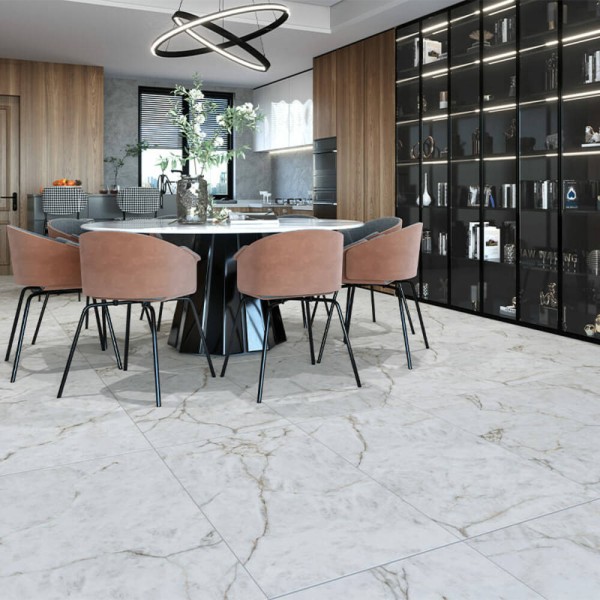 Керамограніт Almera Ceramica-2 Velour Snow 60x120см