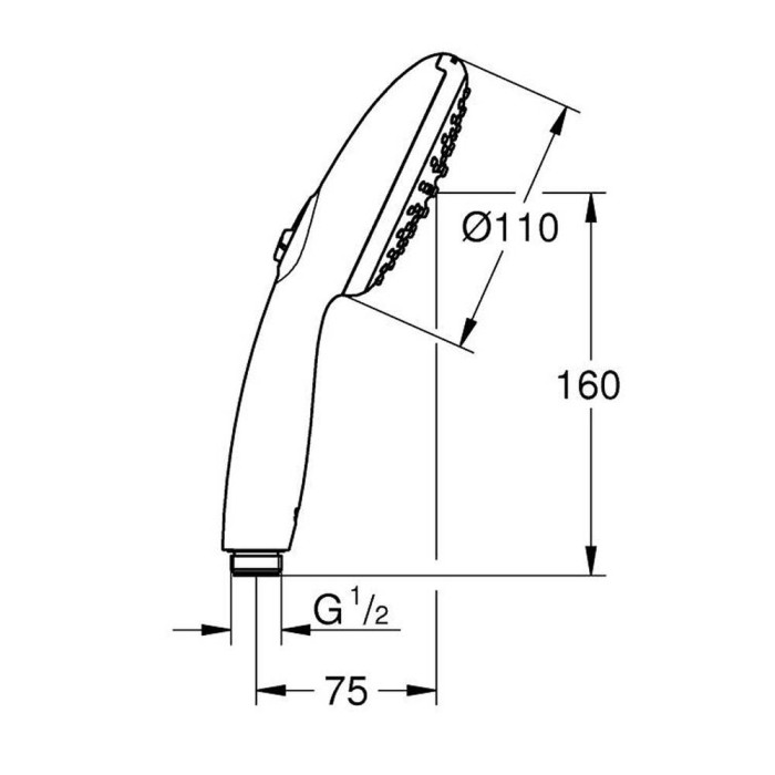 Ручний душ Grohe Tempesta 27597003 2 режими струменю